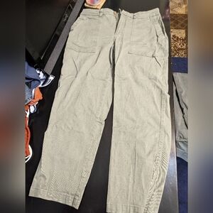 A New Day Straight Leg Pants Olive Size 12